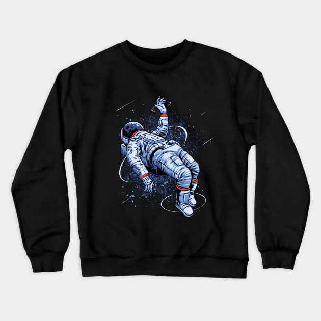 Lonely Astronauts Crewneck Sweatshirt by SINGINK